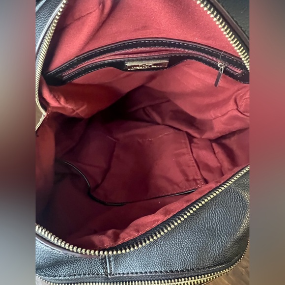 A Fashion inspired  Medium Studded Pebbled Vegan Leather Backpack - Picture 4 of 8